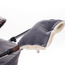 Handmuff Kinderwagen hellgrau