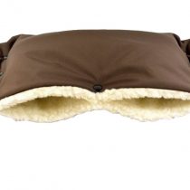 Kinderwagenmuff braun Handmuff für den Kinderwagen