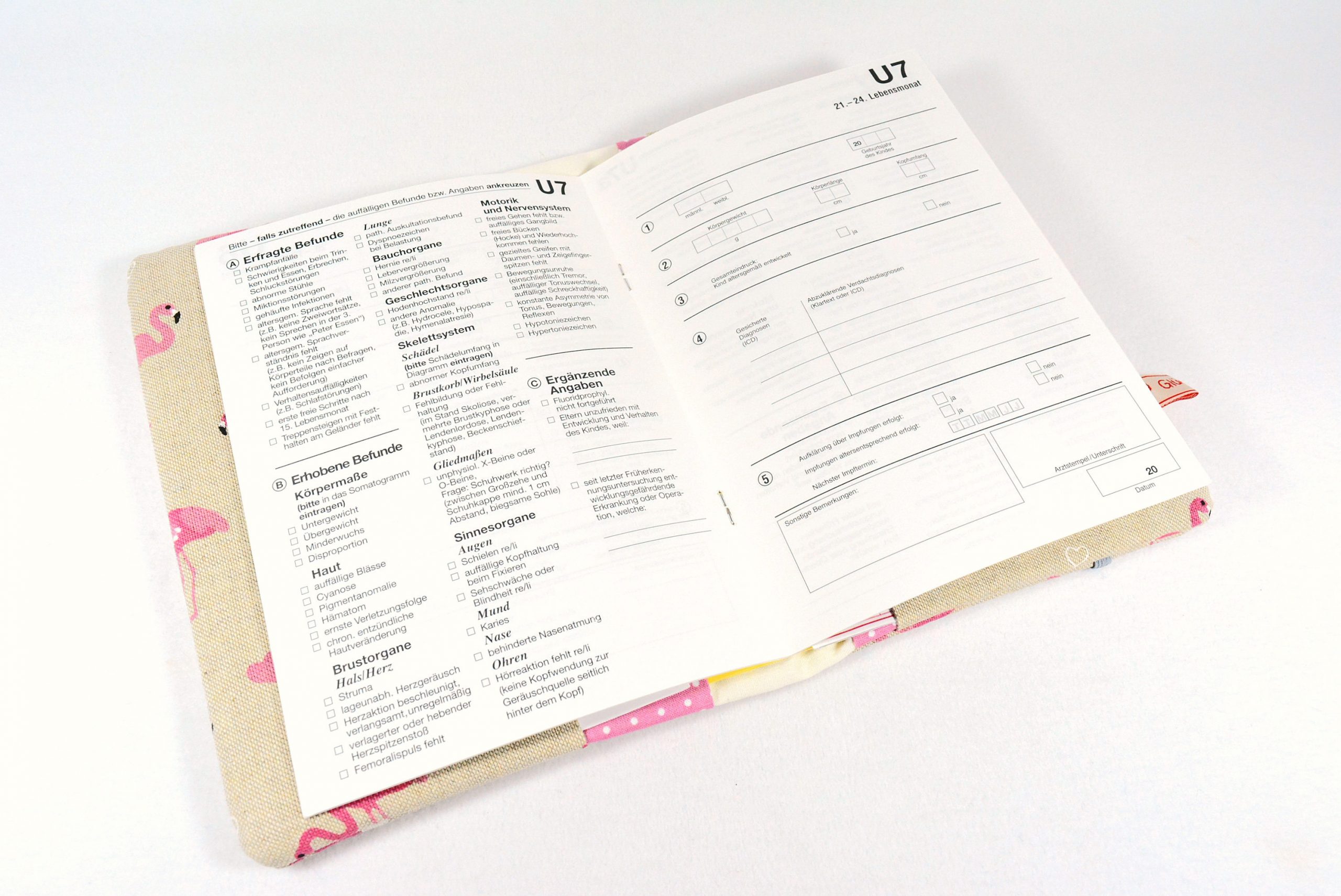 U Heft Hülle für 1 oder 2 Kinder