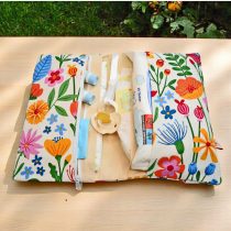 Windeltasche Sommerblumen
