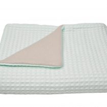 Babydecke Waffelpique mint