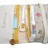 Windeltasche mit Namen Blumen