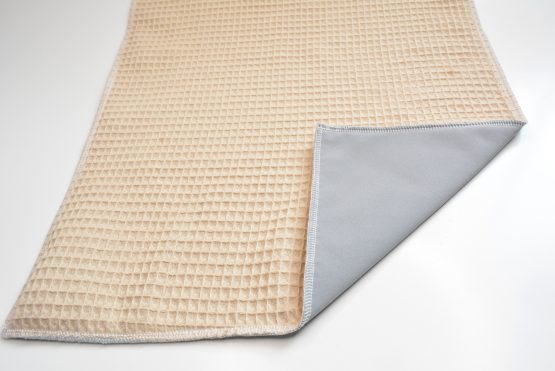 Wickelunterlage abwaschbar Waffelpique beige