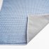 Wickelunterlage abwaschbar Waffelstoff blau