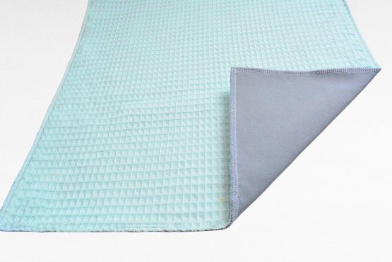 Wickelunterlage abwaschbar Waffelpique mint