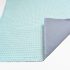 Wickelunterlage abwaschbar Waffelstoff blau