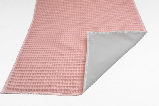 Wickelunterlage abwaschbar Waffelpique altrosa