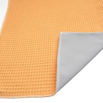 Wickelunterlage abwaschbar Waffelstoff blau