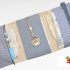 Windeltasche 3 Seiten Muschel blau