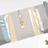 Windeltasche 3 Seiten Muschel grau
