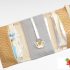 Windeltasche 3 Seiten Muschel senf