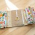 Windeltasche 3 Seiten Sommerblumen