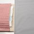 2 in 1 Windeltasche Waffelstoff rosa Wickelunterlage mit Fächern