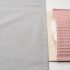 2 in 1 Windeltasche Waffelstoff rosa Wickelunterlage mit Fächern